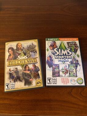 The Sims 3 Starter Pack & The Sims Medieval PC Game Bundle - - White/Green